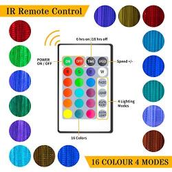 Curtain String Light, Window Curtain Lights 16 Color 4 Modes Shows with Remote & Timer, 300 RGB USB Powered Waterproof Fairy Twinkle Lights for Wedding Party Garden Bedroom Outdoor Wall Decoration