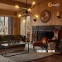 Weesalife Sputnik Chandeliers 6 Lights Modern Pendant Lighting, Mid Century Ceiling Light Fixtures for Kitchen Dining Room Living Room
