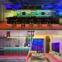 Aoguerbe Led Strip Lights 50 Feet Music Sync Color Changing Led Light Strips with 44-Keys IR Remote Controller RGB Rope Light Smart Led Lights for Bedroom Home Kitchen Party Decoration