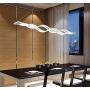 Ziplighting Modern Pendant Lighting Stepless Dimmable Transitional Chandelier with Remote Led Ceiling Lamp Minimalist Wave Hanging Light Fixture for Contemporary Living Dining Room Kitchen Island