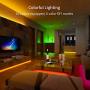 Miheal Led Strip Lights Kit 65.6ft(20M) 5050 SMD RGB Flexible LED Tape Lights Non-Waterproof with DC24V UL Power Supply 44Key IR Remote Controller for Under Cabinet Lighting Bedroom, Living Room Black