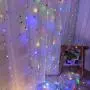 300 LED Curtain String Lights,8 Modes,9.8x9.8 Fairy String Lights USB with Remote for Bedroom Wedding,Outdoor and Indoor Wall Decoration Christmas Lights