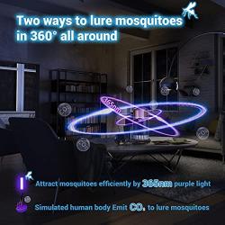 Thanos Indoor Mosquito Trap Bug Zapper Fly Killer Lamp with UV Light Attractant Sticky Glue Boards Use for Indoor Outdoor Patio L66