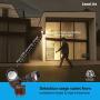 LEONLITE LED Security Light with Motion Sensor, Dusk to Dawn Outdoor Flood Light with 2 Head, 20W(150W Equiv.), IP65, 3000K Warm White, Bronze, Pack of 2