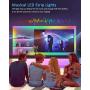 LED Strip Lights, Mixi 65.6ft 600 Lights Waterproof LED Light Strips Color Changing 5050 RGB with Bluetooth Music Sync App Remote Controller, Wall Lights, Rope Lights, Bedroom Decor