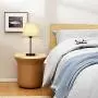 Bedside Table Lamp Set of 2 - Nightstand Lamps with Linen Fabric Shade - Desk Lamp for Bedroom, Living Room, Girls Room, Kids Room, Dorm Bedside Table Lamp Set of 2 - Nightstand Lamps with Linen Fabric Shade - Desk Lamp for Bedroom, Living Room, Girls Room, Kids Room, Dorm