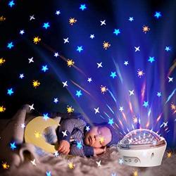 Night Light Star Projector for Kids,Amouhom Star Light,Star Night Light lamp,USB Corded&Timer Setting,Best Gift for Kids, Bedroom(1 Piece)