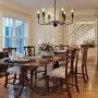 6 Lights Black Chandelier ,Wrought Iron Farmhouse Chandelier Candle Rustic Hanging Pendant Light Fixtures for Dining Room,Bedroom, Kitchen, Bathroom,Living Room,Breakfast Nook