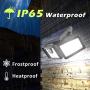 Solar Lights Outdoor, FURANDE Solar Motion Sensor Light Outdoor IP65 Waterproof 270° Wide Illumination 3 Adjustable Heads 70 LED Security Flood Light for Yard Patio Garage Entryway Front Door