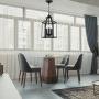 TULUCE Black Farmhouse Pendant Lighting Vintage Style Chandelier 3 Light Ceiling Lamp Adjustable Height Pendant Lamp Fixtures for Kichen Dining Room Bar Cafe