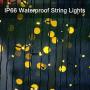 Outdoor Solar Christmas String Lights with 8 Lighting Modes, 72 Feet 200Led Waterproof Solar Powered Lights for Indoor Outside Xmas Patio Garden Yard Wedding Party Tent Tree Decor, Warm White, 1 Pack