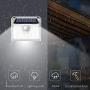 POSHIGE Sloar Lights Outdoor, 33 LEDs Super Bright Security Lights with 4 Lighting Modes, Waterproof Solar Motion Sensor Lighting for Front Door, Yard, Garage, Deck(4 Pack)