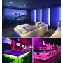 MINGER Led Strip Lights 32.8 Feet, for Living Room, Home, Kitchen, Party, Remote Control, Rgb