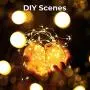 Govee String Fairy Lights, 16.4 Feet Remote Fairy Lights 2 Pack, 50 LEDs Waterproof Flexible String Lights Battery Operated for Bedroom Home Wedding Christmas Festivals Warm White