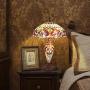 Capulina Tiffany Table Lights, 2-Light Tiffany Style Table Lamp, 16.1 inch Wide Victorian Style Stained Glass Table Lamp, Tiffany Style Desk Lamp, Tiffany Glass Lamp, Tiffany Lamp