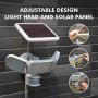 LUTEC Triple-Head 1800LM LED Solar Security Lights, 15 Watt 5000K Super Bright Solar Motion Sensor Light with 3 Rotatable Heads, Waterproof Solar Flood Lights Outdoor for Porch Garage Entryways Patio