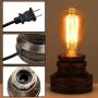 Congratsu Touch Control 3 Way Dimmable Table Lamp, Set of 2 Vintage Desk Lamp, Small Industrial Touch Light Bedside Steampunk Accent Light Edison Lamp Night Light for Living Room Bedroom (2 Pack)