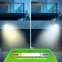 ASD LED Security Light with Motion Sensor - Outdoor Lights with Dusk to Dawn Photocell - 20W 1954Lm 3000K 100-277V IP65 ETL & DLC - Outdoor Sensor Lights Motion Detector - Motion Flood Light, Black