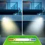 ASD LED Security Light with Motion Sensor - Outdoor Lights with Dusk to Dawn Photocell - 20W 1954Lm 3000K 100-277V IP65 ETL & DLC - Outdoor Sensor Lights Motion Detector - Motion Flood Light, Black