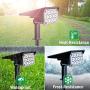 T-SUNUS Solar Green Lights Outdoor, 20 LEDs Solar Spot Lights Solar Landscape Lights Solar Lights Outdoor 2 in 1 Solar Powered Wall Light Solar Garden Light for Yard Garden Driveway Porch Patio