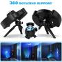 Galaxy Projector Light Bedroom Decor with Tripod Stand and Double Speakers Projects Starry Night Sky with Nebula Star and Earth USB Operated