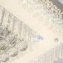 Horisun Modern LED Ceiling Light, Gorgeous Crystal Lighting Fixture, Glass LED Chandelier, Home Decoration Surface Mount Ceiling Lamp for Dining Room, Kitchen, Aisle, Hallway, Office, 4000K, 1320LM