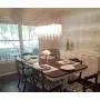 7PM Rectangular Chandelier Crystals Luxury Hanging Pendant Light for Dining Room Kitchen Island