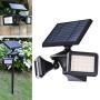 Solar Lights Outdoor, Motion Sensor Solar Flood Lights, Dusk to Dawn Landscape Lights, Wireless Security Lights 2-in-1 for Driveway Porch Path Solar Powered, EMANER (6500K Solar Floodlights, 1-Pack)
