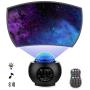 Star Projector Night Light Projector with LED Galaxy Ocean Wave Projector Bluetooth Music Speaker for Baby Bedroom,Game Rooms,Party,Home Theatre,Night Light Ambiance