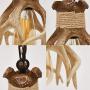 Mini Antler Pendant Light for Kitchen Island Dining Room Sink Bathroom Restaurant 1 Light Small Hanging Antler Ceiling Light Fixture