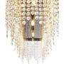 30'' Contemporary Linear Crystal Chandelier - Stainless Island 6-Lights Crystal Pendant Lighting Fixture - Modern Rectangular Dining Room Crystal Hanging Light Luenfat Lighting