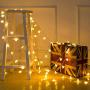 Star String Lights 100 LED 33 FT Plug in Fairy Bedroom Twinkle Lights Waterproof Extendable for Indoor Outdoor Wedding Party Christmas Tree New Year, Garden Decoration Warm White