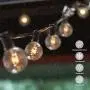 2 Pack Globe String Lights with 120 Edison G40 Bulbs (20 Spare), 112 Ft Hanging Outdoor String Lights Connectable Waterproof for Indoor Bedroom Patio Garden Porch Wedding Party Christmas, Black Wire 2 Pack Globe String Lights with 120 Edison G40 Bulbs (20 Spare), 112 Ft Hanging Outdoor String Lights Connectable Waterproof for Indoor Bedroom Patio Garden Porch Wedding Party Christmas, Black Wire
