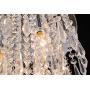Hile Lighting KU300107 Crystal Chandeliers Flush Mount Ceiling Light Lamp,Diameter 11.0 Inch Height 11.8 Inch, 3 Lights
