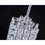SHUPREGU Modern Plug in Dimmable Pendant Light Ceiling Crystal Light Fixture Chrome Finish Lighting for Kitchen Island, Dining Room, Bedside LED Bulb Not Included, 2-Pack