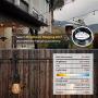S14 Solar String Lights Outdoor 34Ft Patio Lights with 15 Shatterproof LED Bulbs, Solar & USB Charging with 4 Lighting Modes, Heavy Duty Weatherproof Strand for Backyard Garden, 2700K