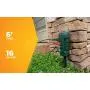 Woods 13547 Outdoor Yard Stake with Photocell Built-In Timer and 6- Foot Cord, Automatic Lighting with Adjustable Settings, Ideal for Holiday Outdoor Lighting, 125-volt / 13-amp, 1625-watt, Green
