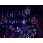 Purtuemy Meteor Shower Lights Christmas Lights, Falling Rain Lights 12 inch 8 Tubes LED Icicle Cascading String Lights for Christmas Halloween Holiday Decoration Garden Outdoor Trees Wedding , Blue Purtuemy Meteor Shower Lights Christmas Lights, Falling Rain Lights 12 inch 8 Tubes LED Icicle Cascading String Lights for Christmas Halloween Holiday Decoration Garden Outdoor Trees Wedding , Blue