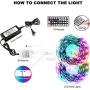 Led Strip Lights, Wrrlight 32.8FT RGB LED Lights Strip 5050 LED Tape Lights Flexible Color Changing LED Lights with 300LEDs Light Strips and 44 Keys IR Remote for Bedroom, Kitchen, DIY Home Decoration