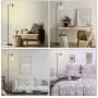 Congratsu Industrial Floor Lamp with Hanging Glass Shade Farmhouse Indoor Pole Light with Edison E26 Base Vintage Rustic Standing Tall Lighting for Living Room Bedroom Office - Black Congratsu Industrial Floor Lamp with Hanging Glass Shade Farmhouse Indoor Pole Light with Edison E26 Base Vintage Rustic Standing Tall Lighting for Living Room Bedroom Office - Black