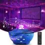 Star Projector Night Light, Delicacy Galaxy Projector Ocean Wave Starry Sky Projector with Bluetooth Speaker,Rotating LED Nebula Cloud Light for Kids Adults Bedroom Decoration - Blue Star Projector Night Light, Delicacy Galaxy Projector Ocean Wave Starry Sky Projector with Bluetooth Speaker,Rotating LED Nebula Cloud Light for Kids Adults Bedroom Decoration - Blue
