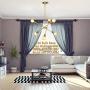 Sputnik Chandelier Modern Pendant Lighting 6 Lights Gold Chandeliers Hanging Dining Room Light for Kitchen Hallway Dining Room Living Room