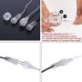 Adecorty Falling Rain Lights Meteor Shower Lights Christmas Lights 30cm 8 Tube 144 LEDs, Falling Rain Drop Icicle String Lights for Christmas Trees Halloween Decoration Holiday Wedding (White)