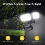 Solar Lights Outdoor, GSBLUNIE 1600LM 3 Adjustable Heads Dusk to Dawn Solar Motion Sensor Lights Outdoor,IP65 Waterproof Solar Flood Lights Outdoor Security Lights Detector for Yard,Garage,Front Door
