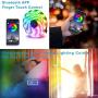 Smart Led Strip Lights APP Controlled, KSQ 32.8ft RGB LED Strip Lights Bluetooth for Bedroom Décor, Premium SMD5050 Timing& Music Sync& Remote Control LED Light Strip for Living Room Party Kitchen Bar