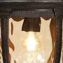 Bellagio Rustic Outdoor Ceiling Light Bronze 18'' Hammered Glass for Exterior Entryway Porch - John Timberland