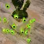 LED Wire Lights, LED String Lights, Battery Operated String Lights with 36 Avocado Shaped Warm LEDs for Party, Bedroom, Kitchen, Patio, Deck and more, 12 Feet Long
