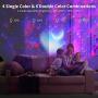 KOOVON Night Light Star Projector, 3 in 1 Galaxy Light Projector with Moon, Star, LED Moving Nebula Cloud for Kids Baby Bedroom/Game Rooms/Home Theatre, Built-in Voice Control, 120° Adjustable Angle