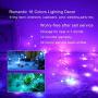 BINZET 33Ft Fairy Lights - With 100 Leds 16 [Multi] Colors Changing Starry String Lights - Remote Controlled Waterproof Twinkle Lights for Bedroom Party Halloween Christmas Decor [USB Style with Plug]