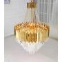 LITFAD 5-Tier Crystal Hanging Chandelier Modern Design Metal Chandelier Pendant Light LED Ceiling Hanging Light in Gold for Living Room Dining Room Bedroom Restaurant LITFAD 5-Tier Crystal Hanging Chandelier Modern Design Metal Chandelier Pendant Light LED Ceiling Hanging Light in Gold for Living Room Dining Room Bedroom Restaurant